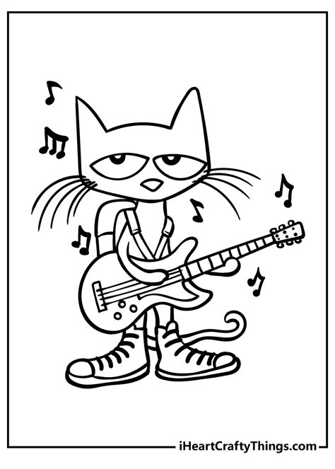 Printable Pete The Cat Coloring Pages